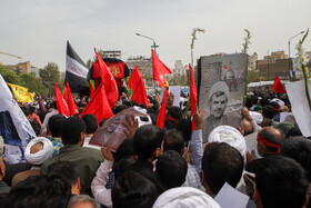 مراسم تشییع شهید حجتالاسلام محمد اصلانی در حرم مطهر رضوی 8