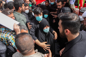 مراسم تشییع شهید حجتالاسلام محمد اصلانی در حرم مطهر رضوی 11