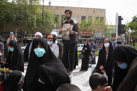 مراسم تشییع شهید حجتالاسلام محمد اصلانی در حرم مطهر رضوی 16