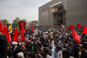 مراسم تشییع شهید حجتالاسلام محمد اصلانی در حرم مطهر رضوی 20