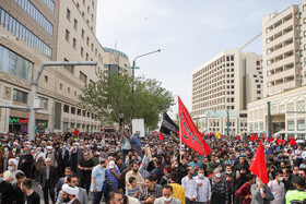 مراسم تشییع شهید حجتالاسلام محمد اصلانی در حرم مطهر رضوی 22