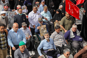 مراسم تشییع شهید حجتالاسلام محمد اصلانی در حرم مطهر رضوی 24