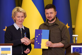 رئیس کمیسیون اروپا در کی‌یف: اوکراین ظرف چند هفته عضو اتحادیه اروپا می‌شود