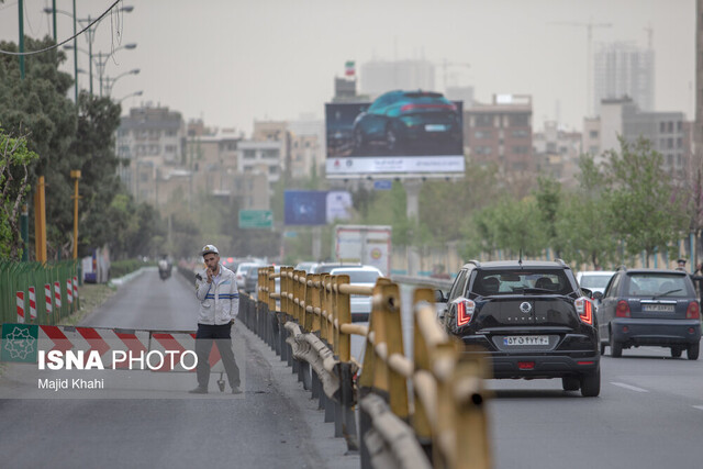 آلودگی ۲۵ ایستگاه سنجش کیفیت هوای تهران/ ۱۸ ایستگاه در وضعیت «قرمز»  