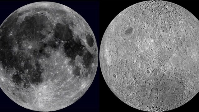 تفاوت سمت پنهان و پیدای ماه در چیست؟ 2