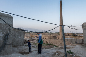 سفره افطار در کورههای آجرپزی 8