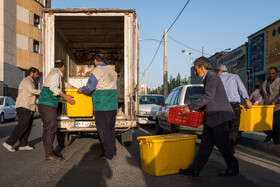 سفره افطار در کورههای آجرپزی 5