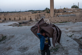 سفره افطار در کورههای آجرپزی 10