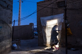 سفره افطار در کورههای آجرپزی 28