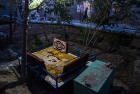 سفره افطار در کورههای آجرپزی 30