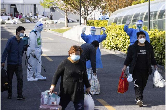 ترخیص هزاران بهبودیافته کرونا در شانگهای ترخیص هزاران بهبودیافته کرونا در شانگهای