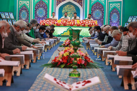 جمع خوانی قرآن کریم در حسینیه اعظم زنجان 2
