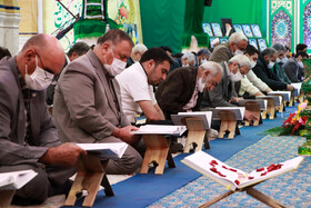 جمع خوانی قرآن کریم در حسینیه اعظم زنجان 15