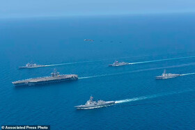 ژاپن و آمریکا رزمایش مشترک دریایی برگزار کردند