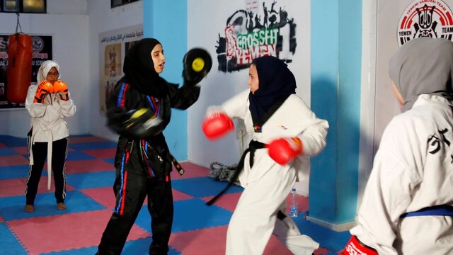 سختیهای بانوان ورزشکار یمنی زیر آتش جنگ 2