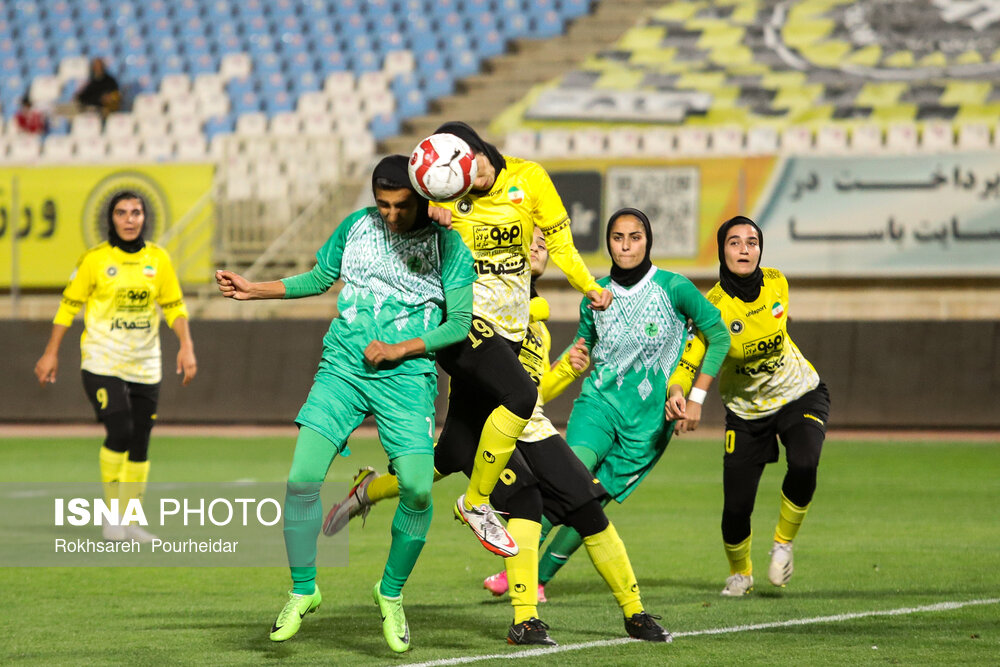 During a Propaganda football match between Iran's Sepahan FC and