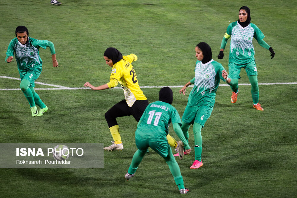 During a Propaganda football match between Iran's Sepahan FC and