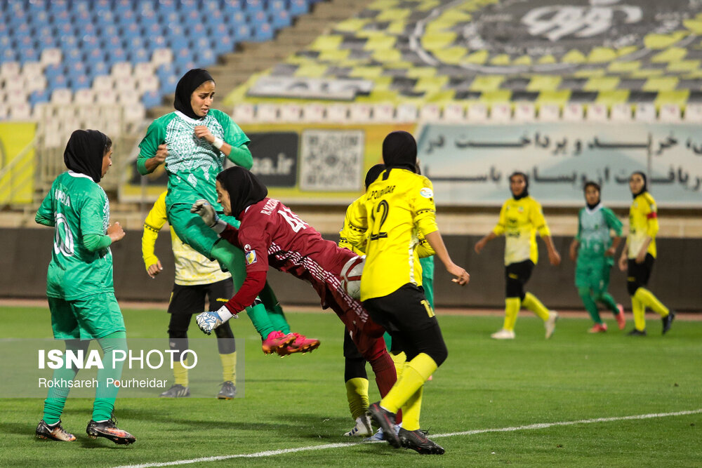 During a Propaganda football match between Iran's Sepahan FC and