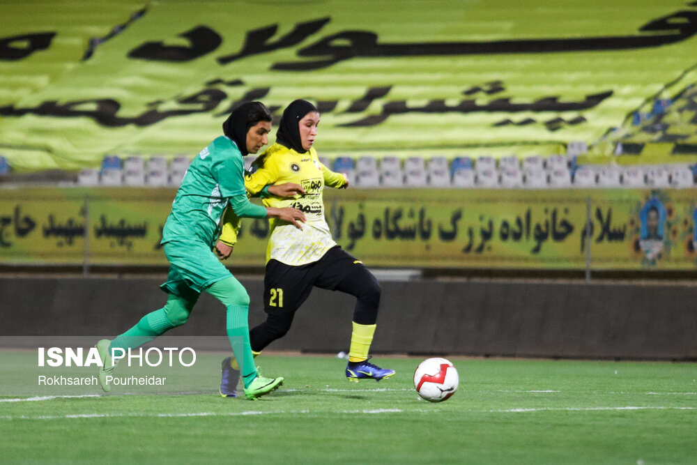 During a Propaganda football match between Iran's Sepahan FC and