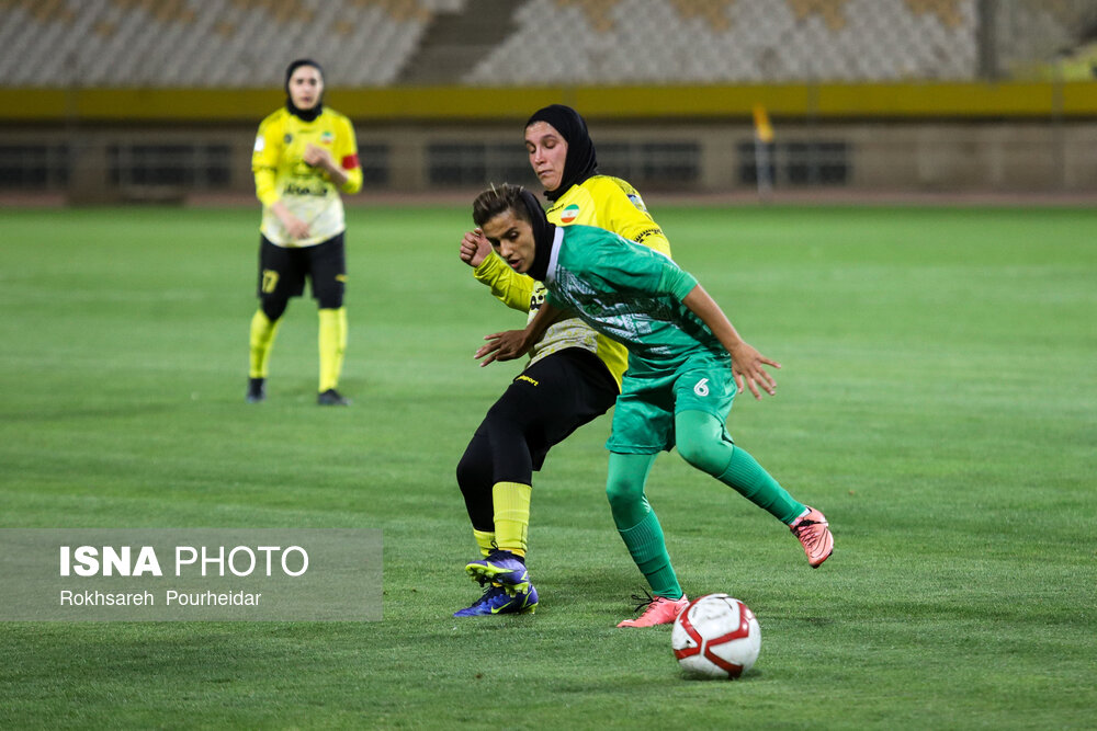 During a Propaganda football match between Iran's Sepahan FC and