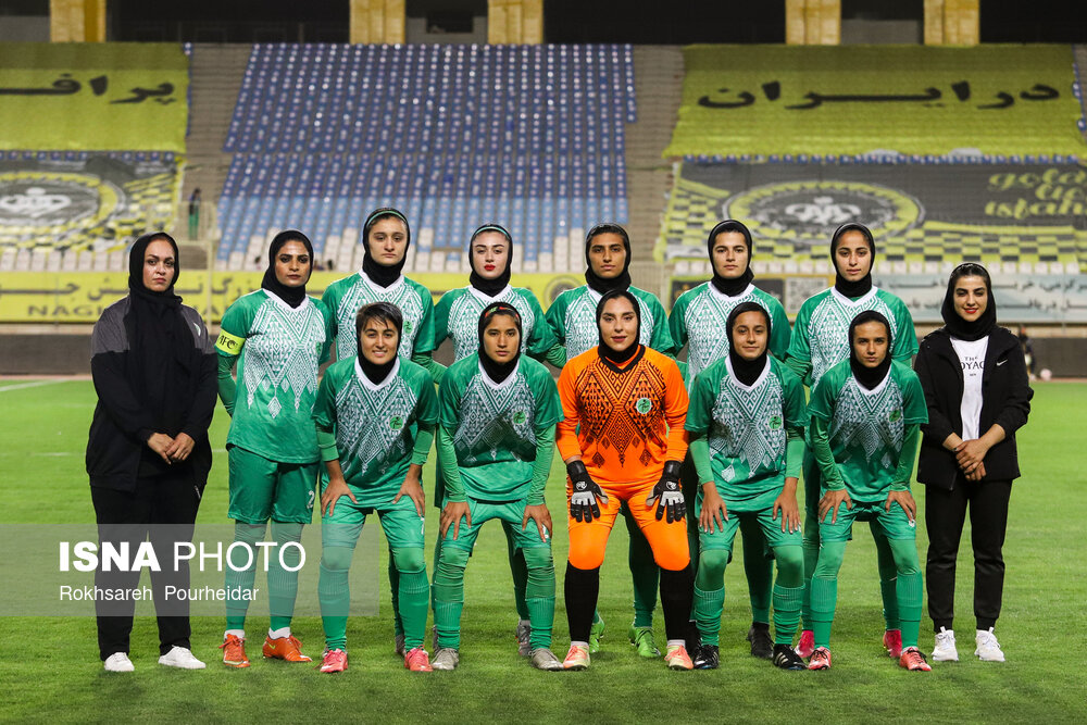 During a Propaganda football match between Iran's Sepahan FC and