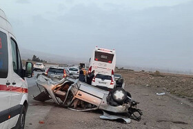 یک کشته و ۱۶ مصدوم در تصادفات جاده‌ای نطنز در ۲ روز اول نوروز