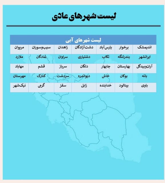 افزایش تعداد شهرهای قرمز کرونایی /55 شهر در وضعیت قرمز 5