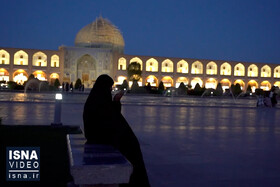 ویدئو / حال و هوای اصفهان در حوالی افطار