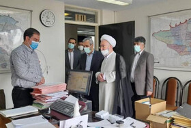بازدید دادستان انتظامی قضات از ستاد محاکم تهران و مجتمع کارکنان دولت