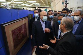 افتتاحیه بیست و نهمین دوره نمایشگاه قرآن با حضور رئیس مجلس 6