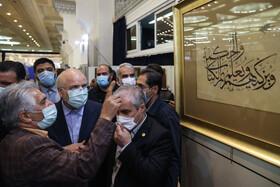 افتتاحیه بیست و نهمین دوره نمایشگاه قرآن با حضور رئیس مجلس 16