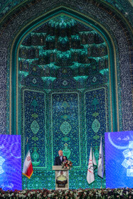 افتتاحیه بیست و نهمین دوره نمایشگاه قرآن با حضور رئیس مجلس 15