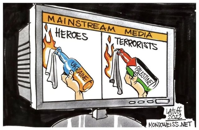 اوکراین و فلسطین؛ دو کفه نامتوازن در ترازوی "عدالت" غرب اوکراین و فلسطین؛ دو کفه نامتوازن در ترازوی "عدالت" غرب