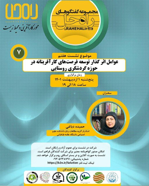 عوامل اثرگذار توسعه فرصتهای کارآفرینانه در حوزه گردشگری روستایی