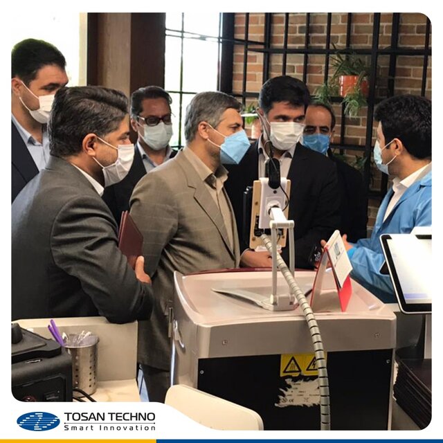 بازدید سرپرست دانشگاه بینالمللی امام خمینی (ره) از سایت تولید شرکت توسنتکنو