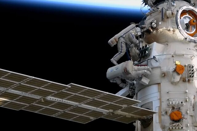 پیاده‌روی فضایی روس‌ها برای راه‌اندازی بازوی رباتیک اروپا