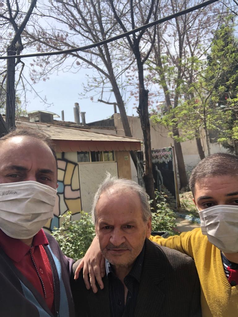 نجیب مایل هروی در خانه سالمندان
