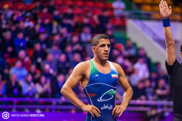 کولاک رحمان عموزاد با صعود به فینال قهرمانی جهان کولاک رحمان عموزاد با صعود به فینال قهرمانی جهان