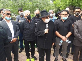 خاکسپاری داود امیری با حضور سینماگران