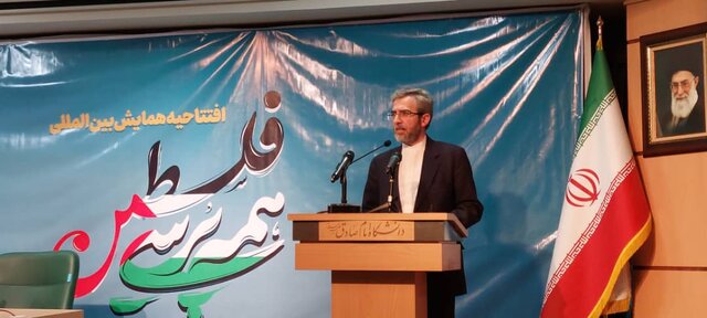 عکس: اکرم احقاقی باقری: رژیم صهیونیستی، "منشور مجسم نقض حقوق بشر جهانی" است