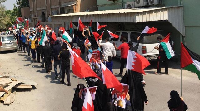 تظاهرات در منامه در حمایت از قدس و فلسطین