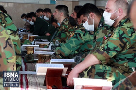 ویدئو / جمع‌خوانی قرآن توسط نیروهای مسلح در زنجان