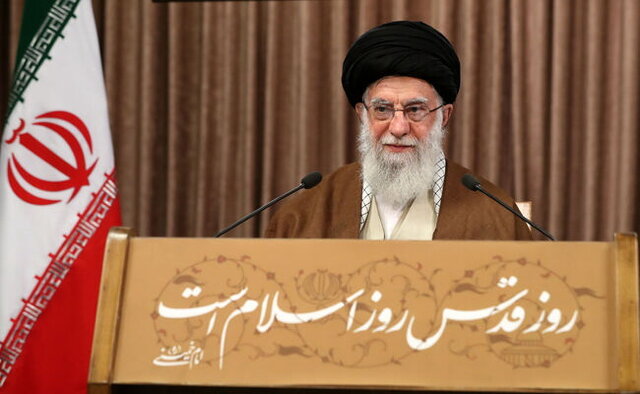سخنرانی تلویزیونی رهبر انقلاب اسلامی به مناسبت روز قدس سخنرانی تلویزیونی رهبر انقلاب اسلامی به مناسبت روز قدس