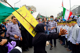 روز قدس و حمایت از ملت فلسطین پشتوانه" امنیت ملی ایران اسلامی" است