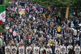 راهپیمایی روز قدس - همدان