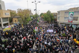 راهپیمایی روز قدس - همدان