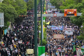 راهپیمایی روز قدس - همدان