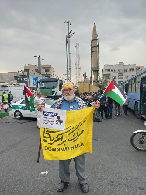 گزارش خبرنگاران ایسنا از راهپیمایی مردمی روز قدس 1401