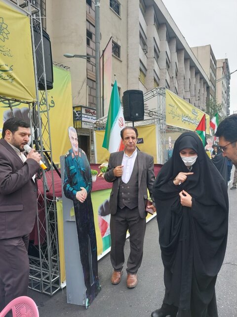 گزارش خبرنگاران ایسنا از راهپیمایی مردمی روز قدس 1401