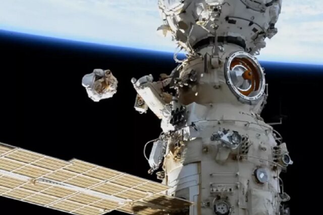 نخستین حرکت بازوی رباتیک جدید "ایستگاه فضایی بینالمللی"